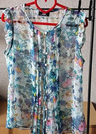 Блуза шифоновая очень легкая и нежная