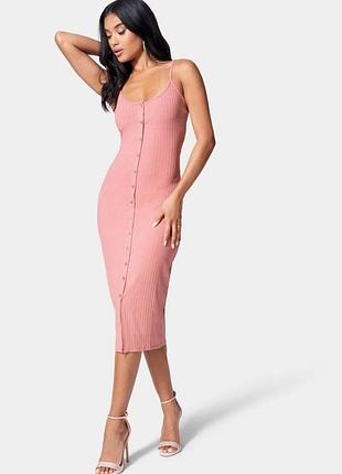 Нова сукня сарафан на бретелях zara в рубчик