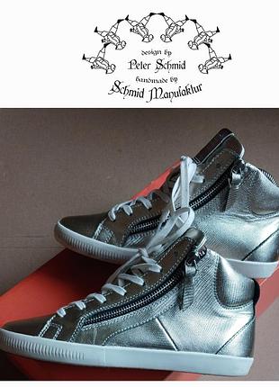 Стиль и комфорт с высокими кроссовками peter schmid manufaktur кеды