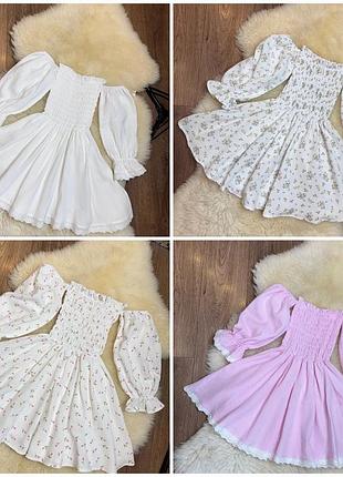 Красивые летние муслиновые платья для девочек