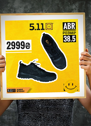Tactical 5.11 abr trainer black 38.5 кросівки тактичні