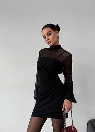 Сукня коротка чорна