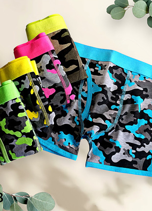 Комплект трусів, труси шортики боксери на хлопчика 7-8 років