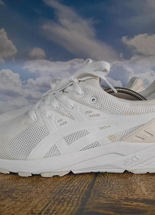 Asics gel-cayano trainer evo белые кроссовки унисекс