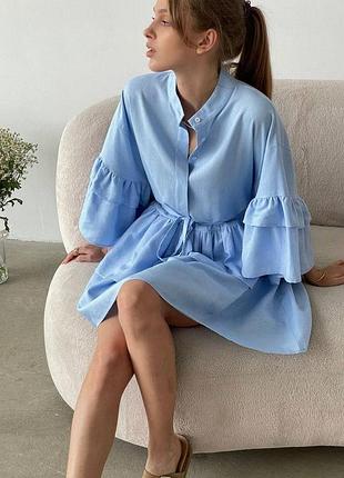 Женское нежное романтичное платье мини женский короткое платье