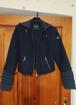 Укороченное пальто armani, женская куртка armani jeans