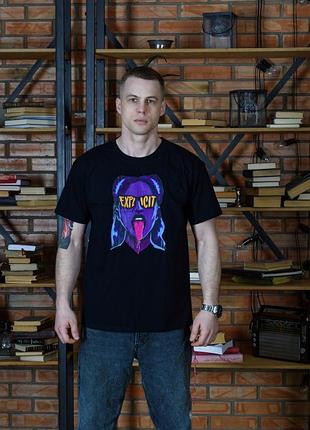 Чоловіча чорна футболка m , l , xl