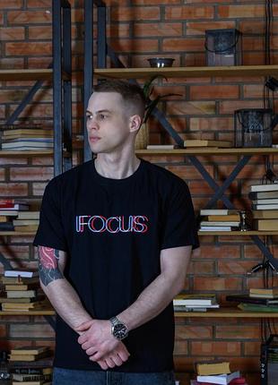 Футболка чорна чоловіча m, l, xl