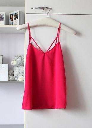 Розовый шифоновый топ от river island
