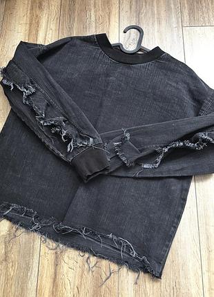 Світшот оверсайз джинс