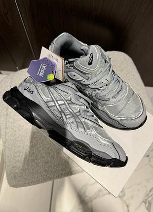 Кросівки asics gel-nyc “black grey”