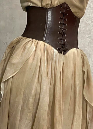 Пояс-корсет коричневый