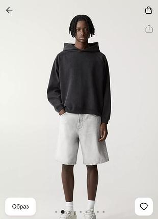 Мішкуваті джинсові шорти pull&bear