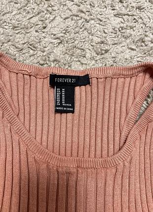 Майка топ в рубчик жіноча