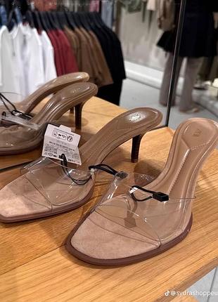 Шлепки zara нові 38 ідуть на 37 в наявності