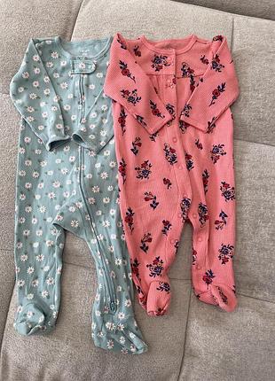 Чоловічки lupilu, disney -68р, carter’s 6m, 9m