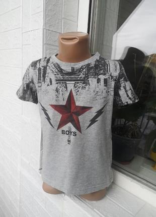 Футболка на мальчика 5-6 лет 110-116 см