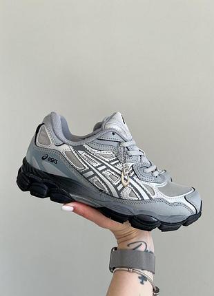 Asics gel-nyc grey black3 фото