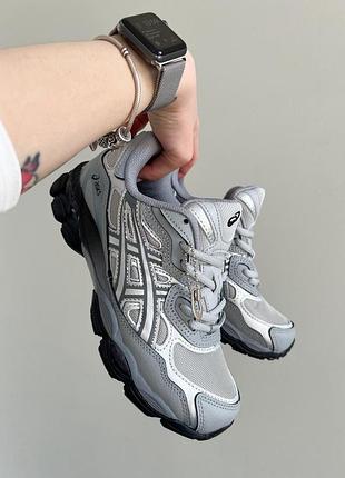 Asics gel-nyc grey black2 фото