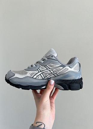 Asics gel-nyc grey black4 фото