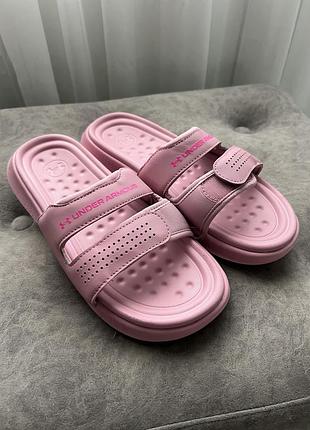 Жіночі пудрові слайдери / шльопанці