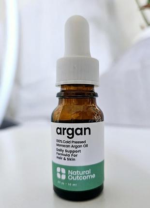 Арганова олія від natural les, 10 мл / рідке золото для волосся та шкіри / iherb айхерб