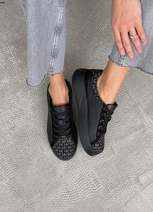 Женские кожаные кеды