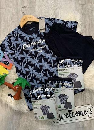 Пижама летняя (футболка с шортами) для мальчиков, pepperts