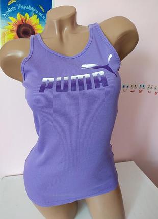 Котонова спортивна майка в рубчик puma, eur 36