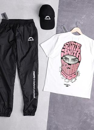Футболка+штани+кепка manto