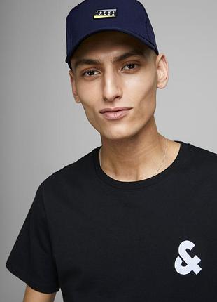 Бейсболка кепка мужская jack & jones 57831 one size темно синяя