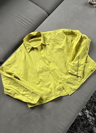 Сорочка жовта жіноча
