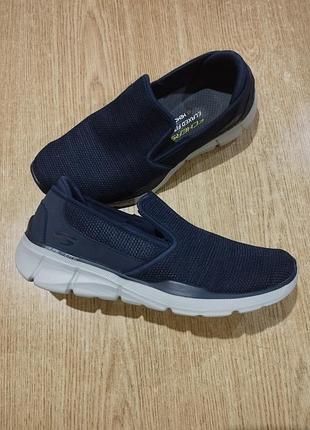 Оригинальные текстильные мокасины skechers memory foam