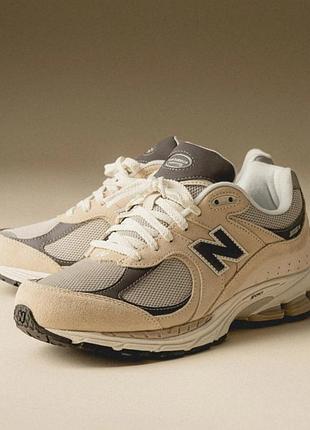 Оригинальные кроссовки new balance m2002 beige/grey m2002rfa 39,40