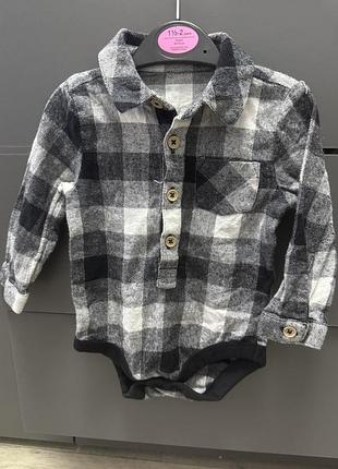 Сорочка-боді на малюка 6-9 міс