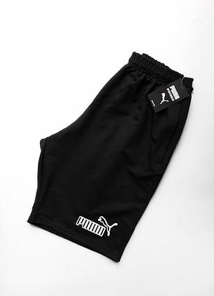 Черные шорты мужские puma s m l xl xxl