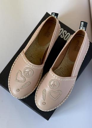 Love moschino еспадрильї