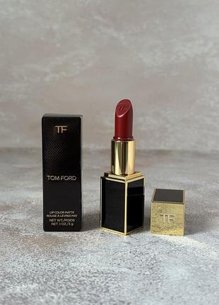 Уцінка❗️tom ford - lip color matte – матова губна помада, 16 scarlet rouge, 3 g