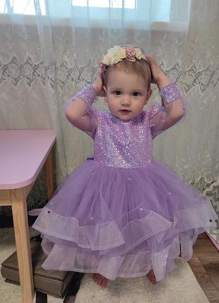 Шикарное нарядное платье