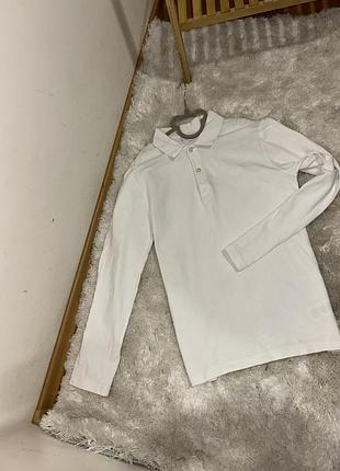 Кофта поло біла