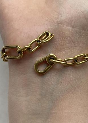 Браслет pandora 14k gold plated