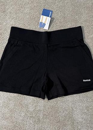 Шорти жіночі укорочені чорні reebok, k23180