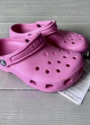 Крокси сабо босоніжки рожеві crocs (оригінал)