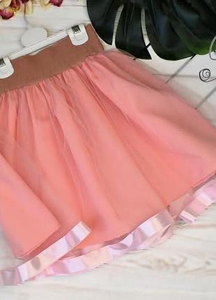 Спідничка на дівчинку "шифон" рожева