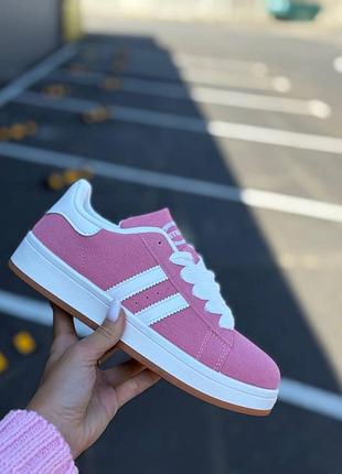 Розовые кеды женские