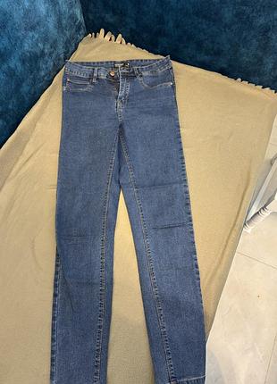Джинси скіні сині