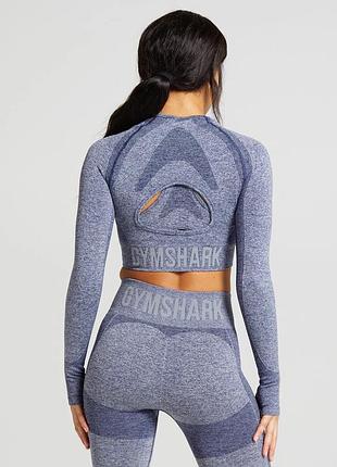Спортивний оригінальний топ, кроп, лонгслів gymshark