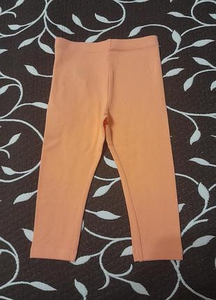 Лосины хлопковые на девочку 9-12 месяцев, фирмы primark.