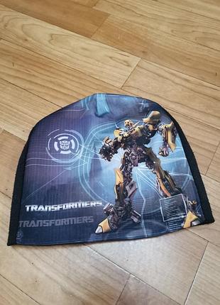 Шапка детская на флисе 5-8лет.