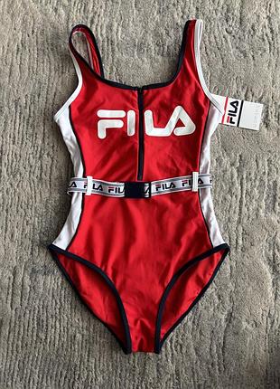 Слитный спортивный купальник fila p.xs